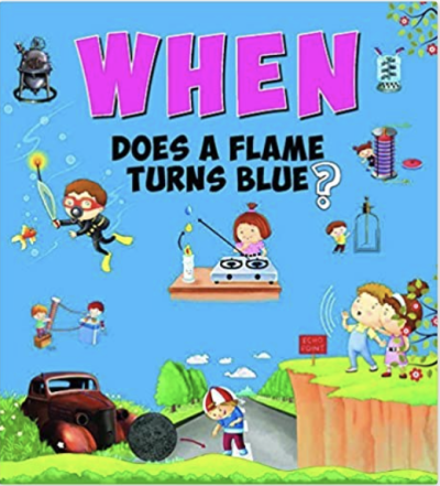 WHEN DOES A FLAME TURN BLUE ?